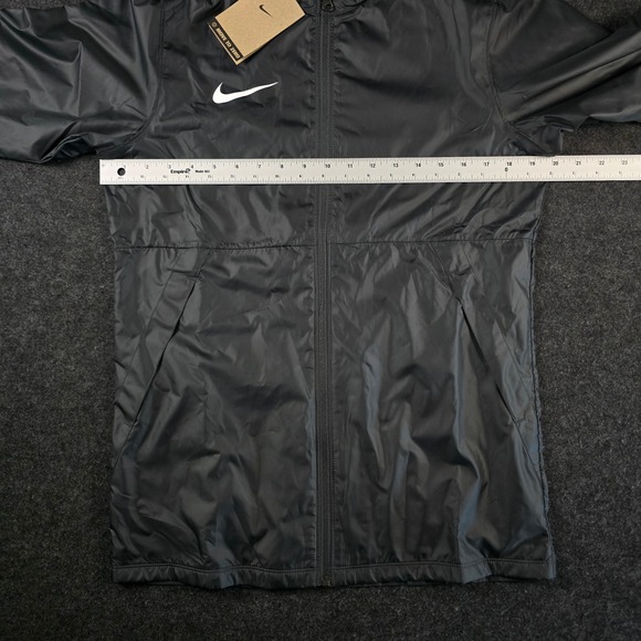 Nike Black Park 20 Rain Jacket Anthracite Grey Full Zip BV6881-060 Men's Small - Picture 5 of 13